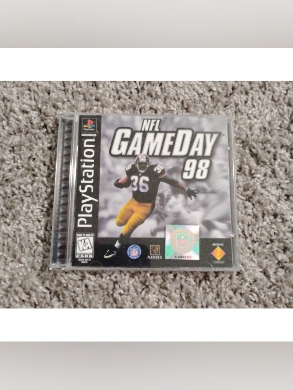 NFL GameDay 98 (Sony PlayStation 1, PS1) - Complete in Case (CIB)